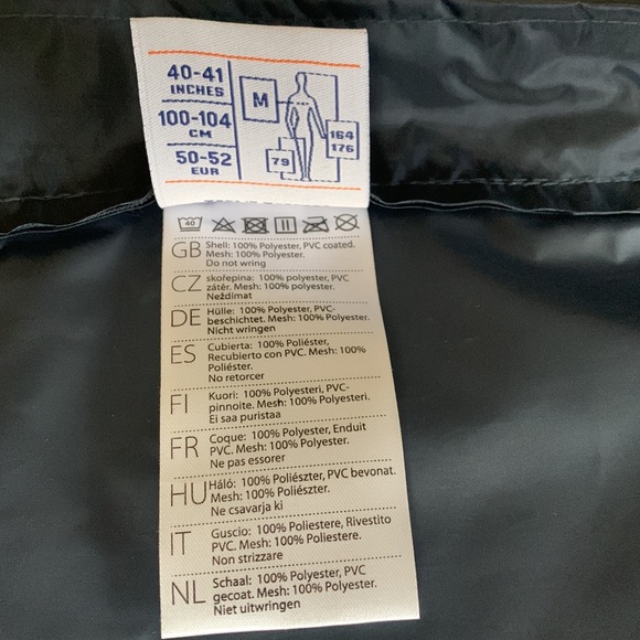 Navy Raincoat NEW WITH TAGS - Picture 4 of 7